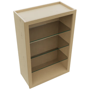 Fabuwood Natural Oak NDW2436 Wall Standard No Door Cabinet, Top View