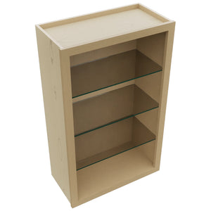 Fabuwood Natural Oak NDW2439 Wall Standard No Door Cabinet, Top View