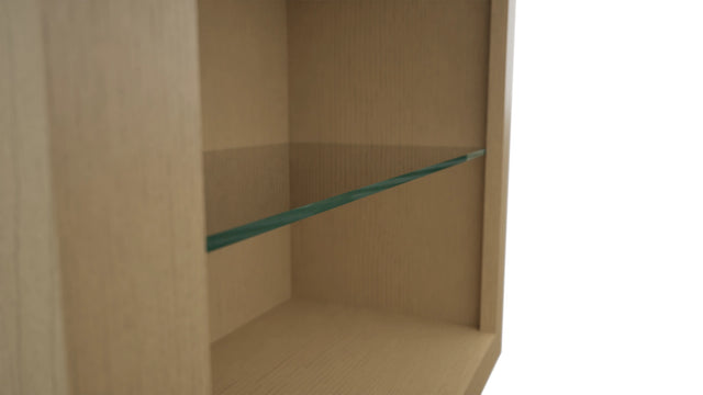 Fabuwood Natural Oak NDW2439 Wall Standard No Door Cabinet, Detail View