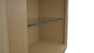 Fabuwood Natural Oak NDW2442 Wall Standard No Door Cabinet, Detail View