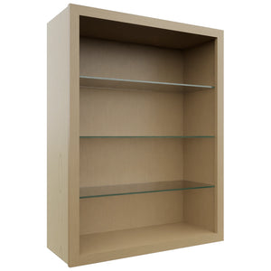 Fabuwood Natural Oak NDW3039 Wall Standard No Door Cabinet, Front View