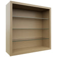 Fabuwood Natural Oak NDW3636 Wall Standard No Door Cabinet, Front View