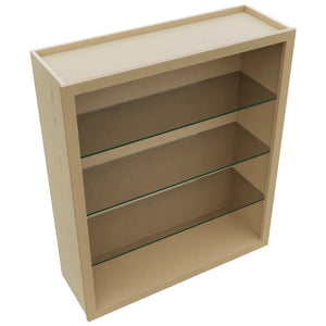 Fabuwood Natural Oak NDW3642 Wall Standard No Door Cabinet, Top View