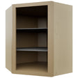 Fabuwood Natural Oak NDWDC2430 Wall Corner Diagonal No Door Cabinet, Front View
