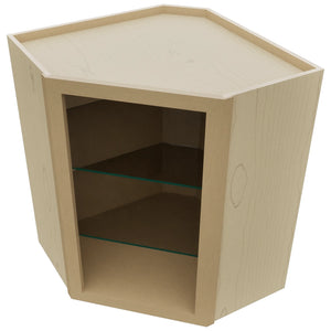 Fabuwood Natural Oak NDWDC2430 Wall Corner Diagonal No Door Cabinet, Top View