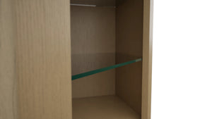 Fabuwood Natural Oak NDWDC2436 Wall Corner Diagonal No Door Cabinet, Detail View
