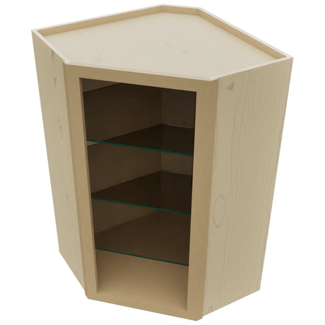 Fabuwood Natural Oak NDWDC2439 Wall Corner Diagonal No Door Cabinet, Top View