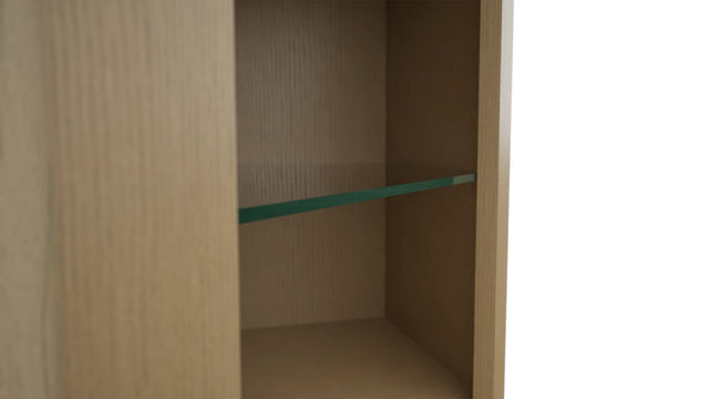 Fabuwood Natural Oak NDWDC2439 Wall Corner Diagonal No Door Cabinet, Detail View