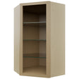 Fabuwood Natural Oak NDWDC2442 Wall Corner Diagonal No Door Cabinet, Front View