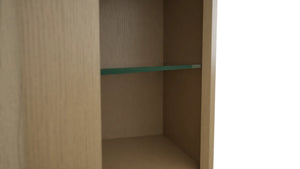 Fabuwood Natural Oak NDWDC2442 Wall Corner Diagonal No Door Cabinet, Detail View