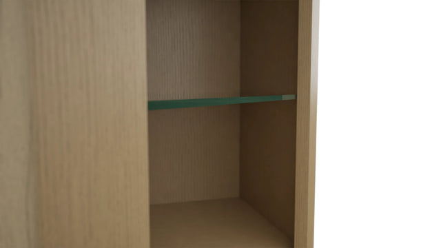 Fabuwood Natural Oak NDWDC2442 Wall Corner Diagonal No Door Cabinet, Detail View