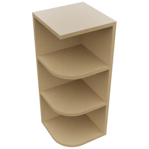 Fabuwood Natural Oak OE1230 Wall Open End Cabinet, Top View