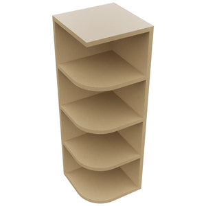 Fabuwood Natural Oak OE1236 Wall Open End Cabinet, Top View