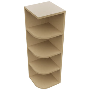 Fabuwood Natural Oak OE1239 Wall Open End Cabinet, Top View