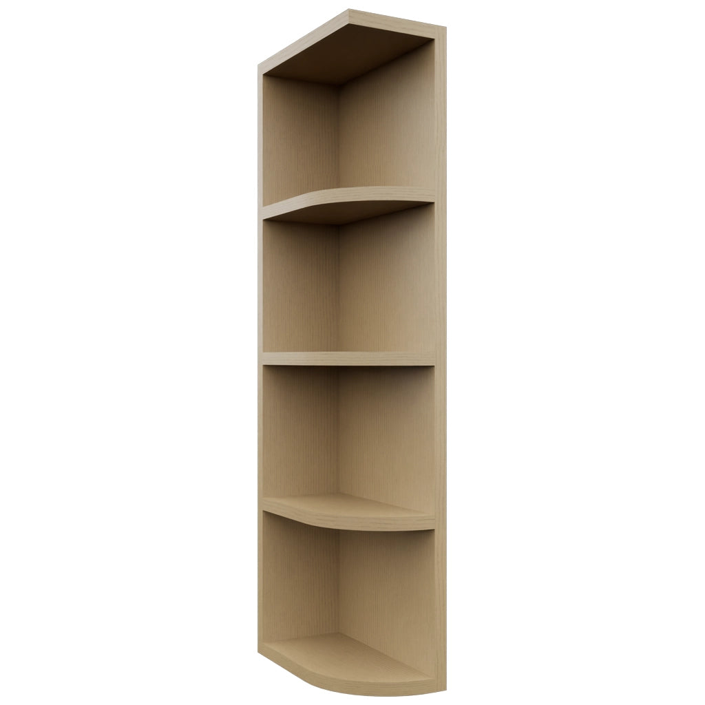 Fabuwood Natural Oak OEL636 Wall Open End Cabinet, Front View