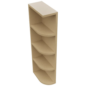 Fabuwood Natural Oak OEL636 Wall Open End Cabinet, Top View