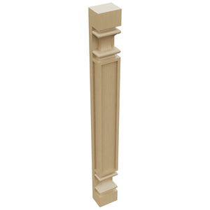 Fabuwood Natural Oak PP-W30 Wall Pilaster, Top View