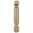 Fabuwood Natural Oak SP36 Base Post, Front View
