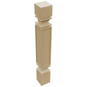 Fabuwood Natural Oak SP36 Base Post, Top View