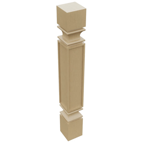 Fabuwood Natural Oak SP36 Base Post, Top View
