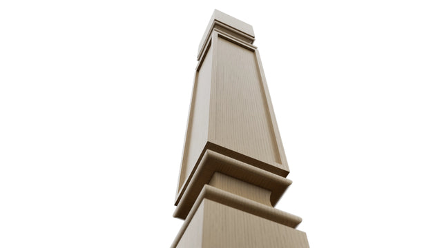 Fabuwood Natural Oak SP36 Base Post, Detail View