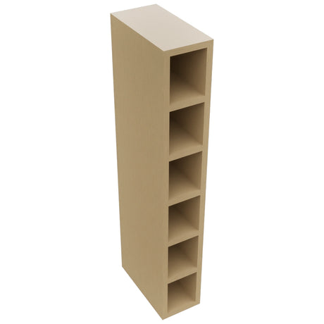Fabuwood Natural Oak WC0639 Wall Wine Cubes, Top View