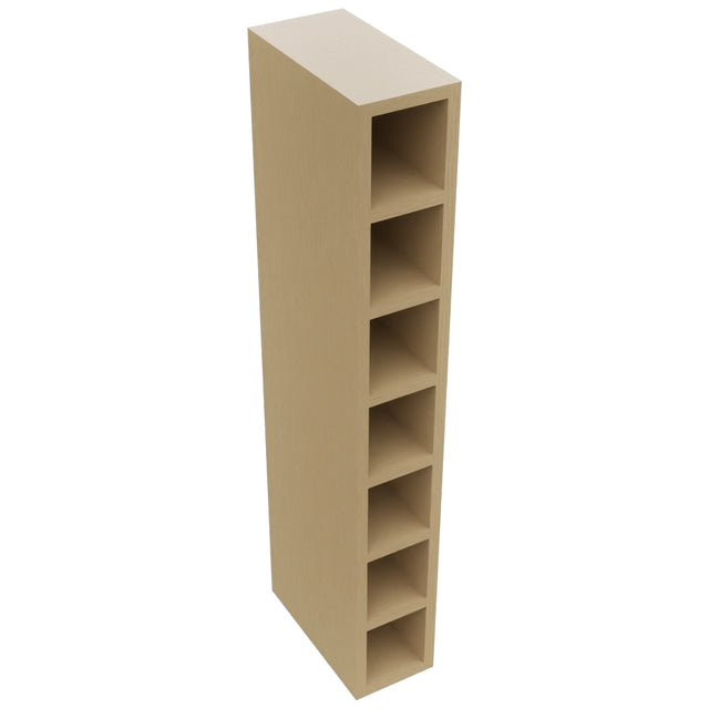 Fabuwood Natural Oak WC0642 Wall Wine Cubes, Top View