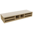 Fabuwood Natural Oak WO366 Wall Organizer Rack, Front View