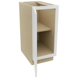 Fabuwood Nexus Frost B15FD Base Full Door Cabinet, Open View