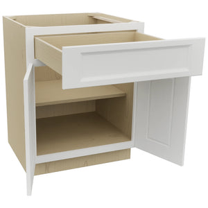 Fabuwood Nexus Frost B27 Base Standard Cabinet, Open View
