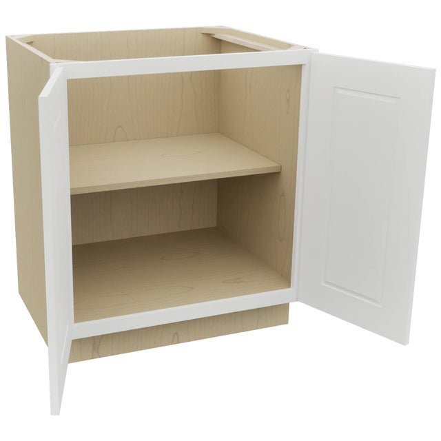 Fabuwood Nexus Frost B30FD Base Full Door Cabinet, Open View
