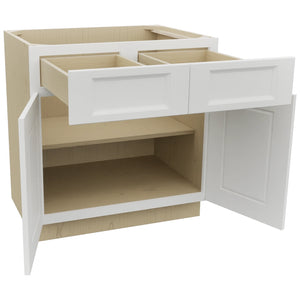 Fabuwood Nexus Frost B33 Base Standard Cabinet, Open View