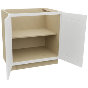 Fabuwood Nexus Frost B33FD Base Full Door Cabinet, Open View