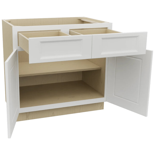 Fabuwood Nexus Frost B36 Base Standard Cabinet, Open View