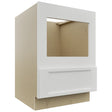 Fabuwood Nexus Frost BMC24 Base Microwave Cabinet, Front View