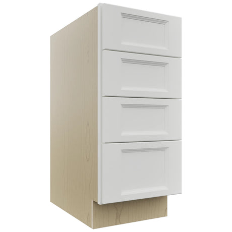 Fabuwood Nexus Frost DB15-4 Base 4 Drawers Cabinet, Front View