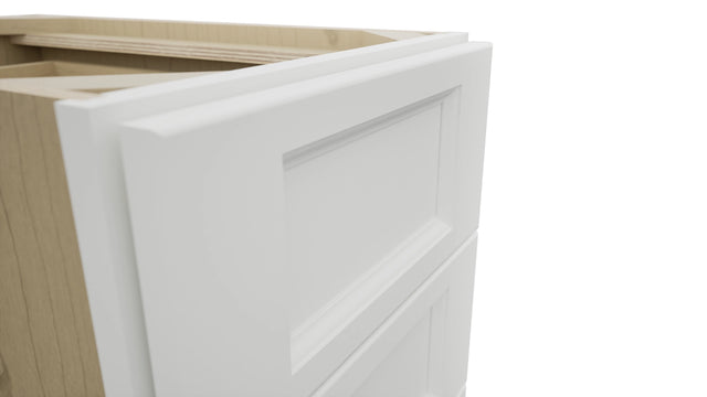 Fabuwood Nexus Frost DB15-4 Base 4 Drawers Cabinet, Detail View