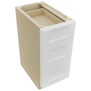 Fabuwood Nexus Frost DB15 Base 3 Drawers Cabinet, Top View