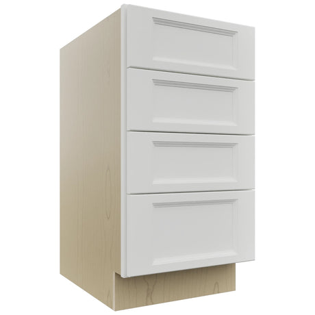 Fabuwood Nexus Frost DB18-4 Base 4 Drawers Cabinet, Front View
