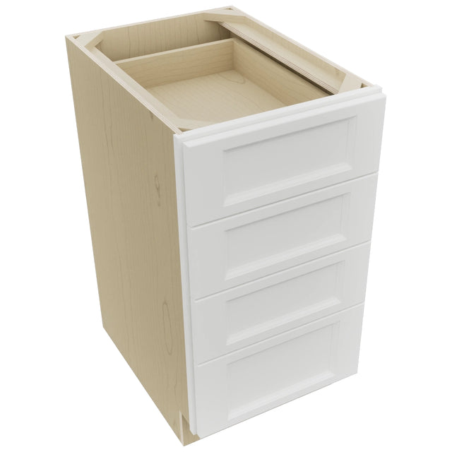 Fabuwood Nexus Frost DB18-4 Base 4 Drawers Cabinet, Top View