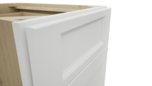 Fabuwood Nexus Frost DB18 Base 3 Drawers Cabinet, Detail View
