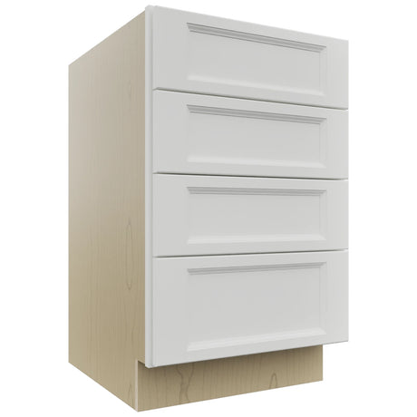 Fabuwood Nexus Frost DB21-4 Base 4 Drawers Cabinet, Front View