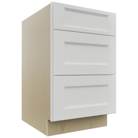 Fabuwood Nexus Frost DB21 Base 3 Drawers Cabinet, Front View