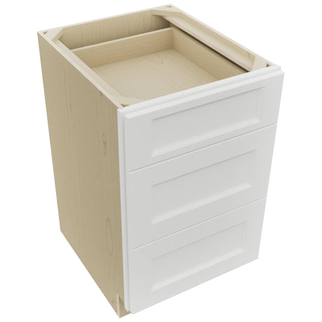 Fabuwood Nexus Frost DB21 Base 3 Drawers Cabinet, Top View