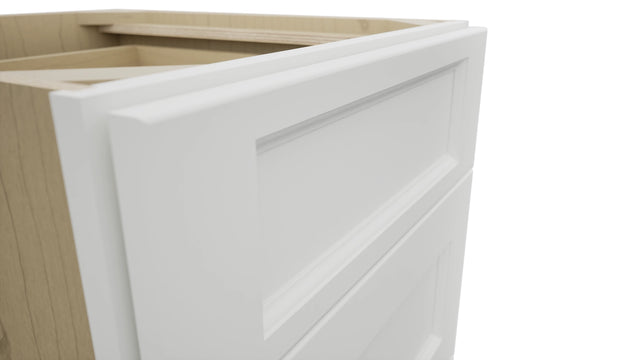 Fabuwood Nexus Frost DB21 Base 3 Drawers Cabinet, Detail View