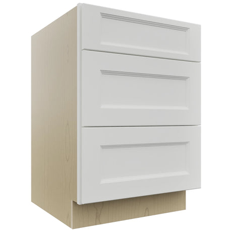 Fabuwood Nexus Frost DB24 Base 3 Drawers Cabinet, Front View