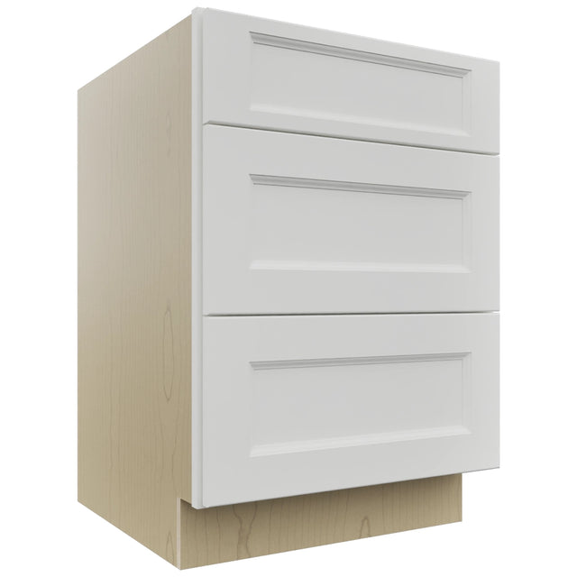 Fabuwood Nexus Frost DB24 Base 3 Drawers Cabinet, Front View