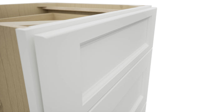 Fabuwood Nexus Frost DB24 Base 3 Drawers Cabinet, Detail View