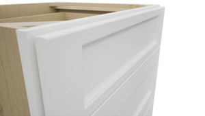 Fabuwood Nexus Frost DB27 Base 3 Drawers Cabinet, Detail View