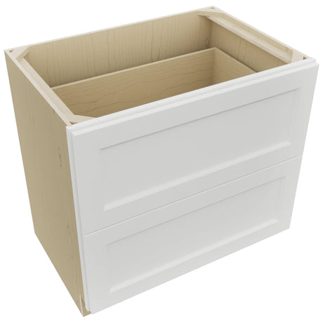 Fabuwood Nexus Frost DB36-2 Base 2 Drawers Cabinet, Top View